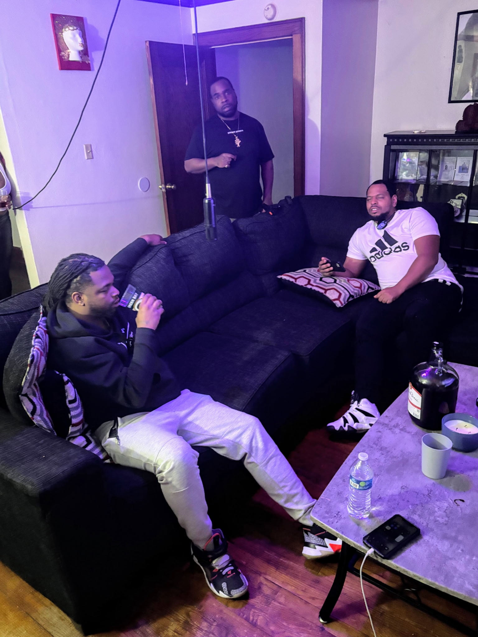 Crew hanging out